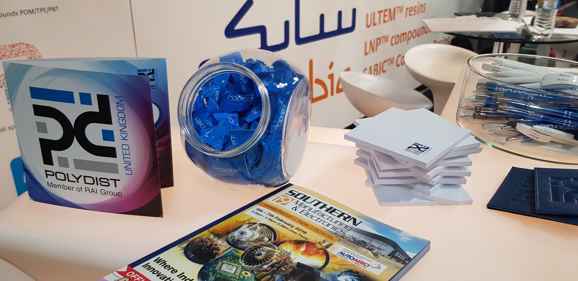 We exhibit at the SOUTHERN MANUFACTURING show